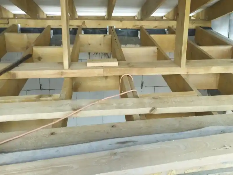 Подготовка перекрытия под утепление